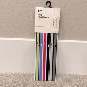 NWT Nike 6-pack colored headbands